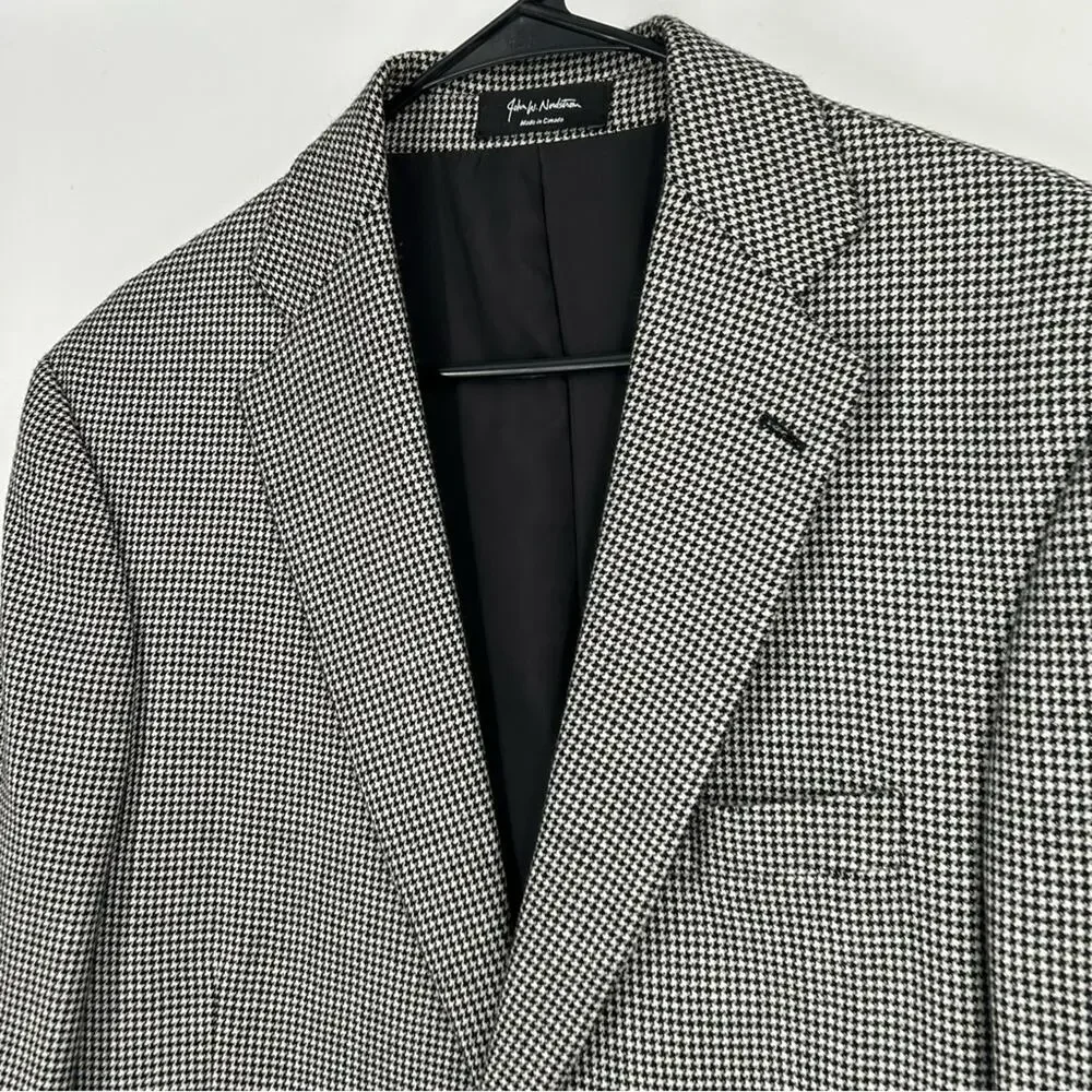 Loro Piana‎ 100% Cashmere John W. Nordstrom Two ButtonBlazer Size 41L